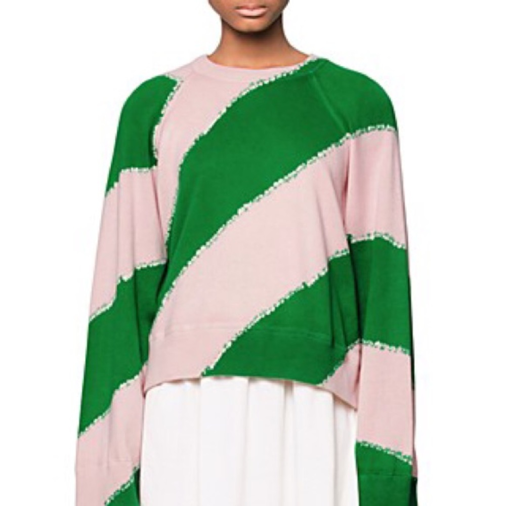 Zadig & Voltaire “Lea” Sweater Diagonal Stripe